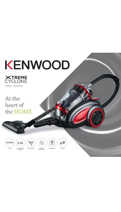 Kenwood vacuum cleaner 2200 watt 3.5 liter vbp80