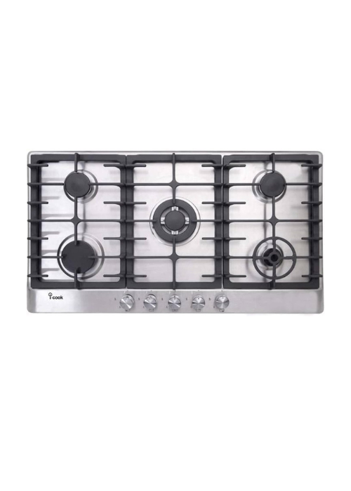 Unionaire Built-In Hob 90 cm 5 Burners I-Cook BH5090S-8-IS-OS