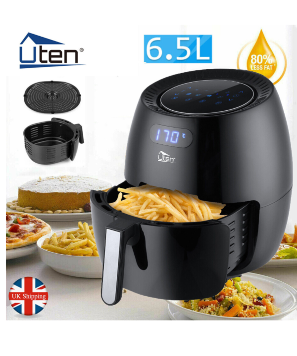 Uten Air Fryer 6.5L 1800W Digital HF-1088TS