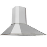 Ecomatic Pyramid Hood, 60 cm, Stainless, Suction Power: 650 m3/h, H6210RB