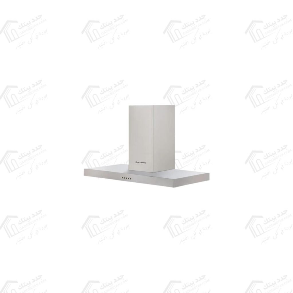 ايكوماتيك شفاط هرمي 90 سم حرف T قوة الشفط 650م3/س H96TB