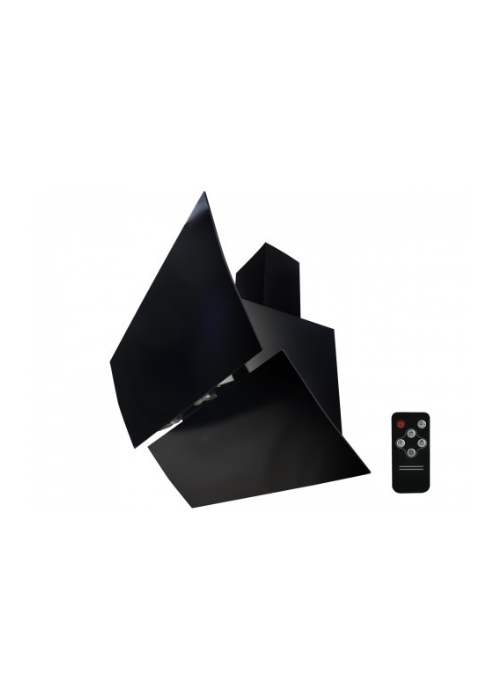 Purity 60cm Black Glass Pyramid Hood Suction Power 1000m3/h AUTO SMART BL