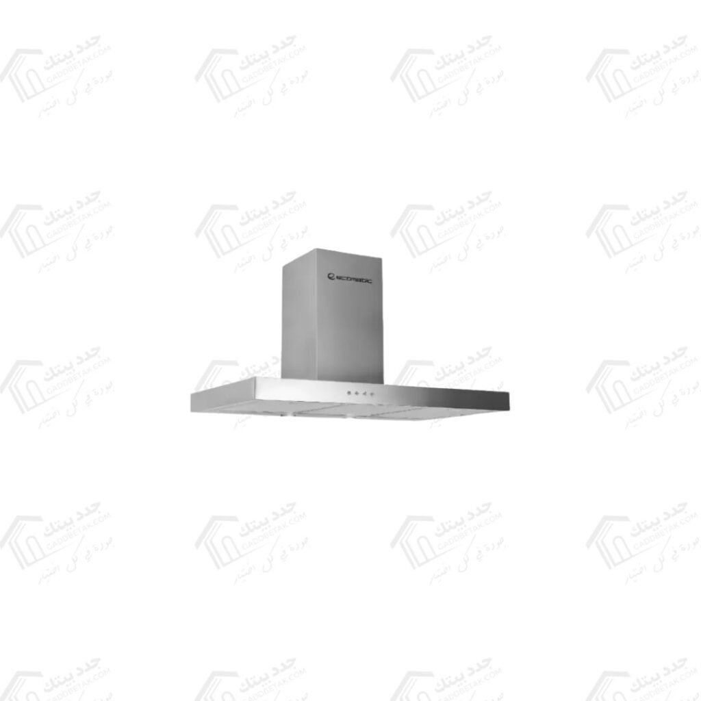 ايكوماتيك شفاط هرمي 90 سم حرف T قوة الشفط 650م3/س H96TB