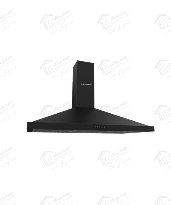 ايكوماتيك شفاط هرمي 90 سم قوة الشفط 650 م3/س أسود H96BKB