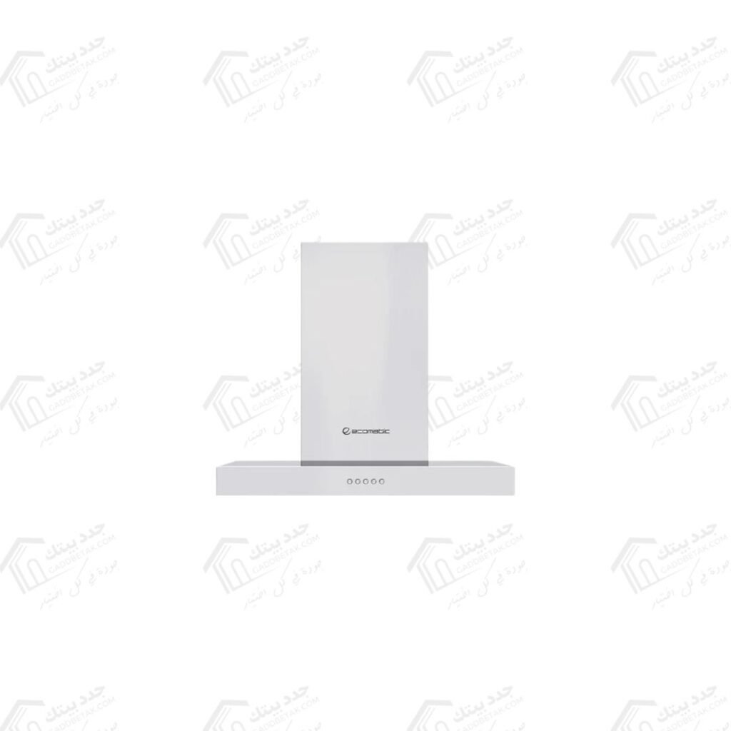 ايكوماتيك شفاط حرف T 60 سم استانليس قوة الشفط 650 م3/س H6206OB