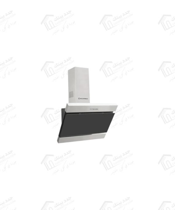 ايكوماتيك شفاط ديكورى 60 سم أسود استانليس قوة الشفط 750 م3/س H6207FOB