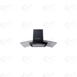 ايكوماتيك شفاط ديكورى 90 سم كريستال كيرفي أسود قوة الشفط 750 م3/س H9207KGBBK