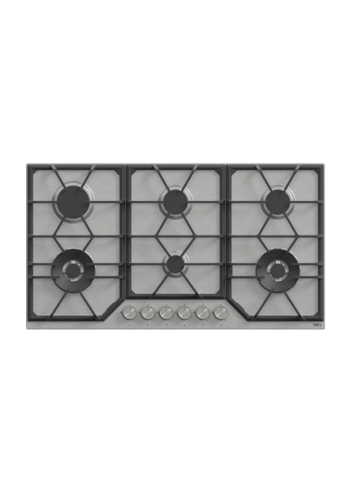 Teva Built-in Gas Hob 90cm 6 Burners Stainless Steel RT191