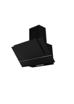 Ecomatic Pyramid Decorative Digital Hood, 60 cm, Black Crystal, Suction Power, 650 m3/h H6116ZTS