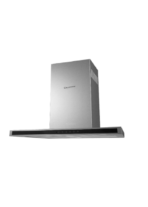 Ecomatic T-shaped hood, 90 cm, stainless, suction power, 650 m3/h, H9106TTX