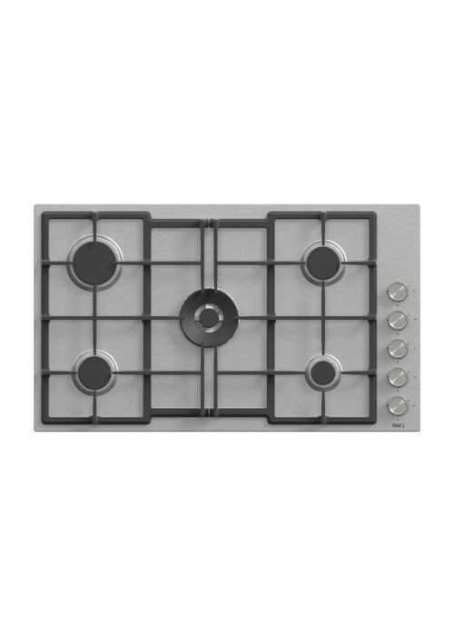 Teva Built-in Gas Hob 90cm 5 Burners Stainless Steel ED221