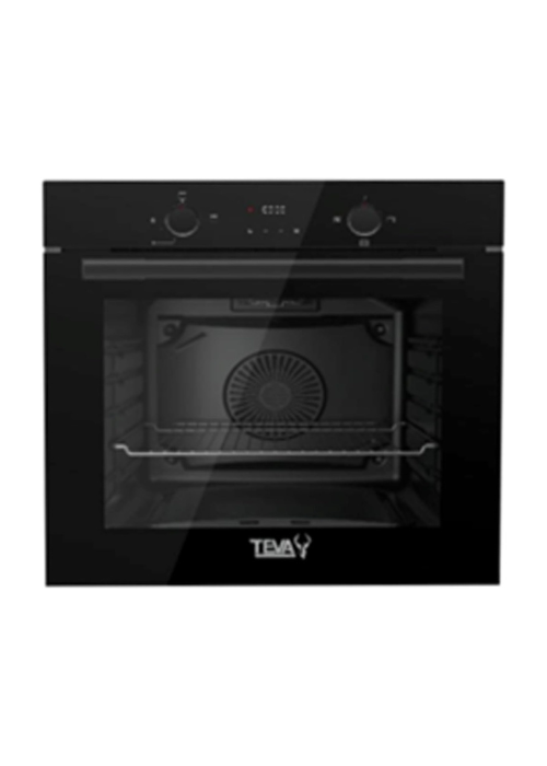 Teva Built-in Gas Oven 60cm Black 82L QGSTL GLASS