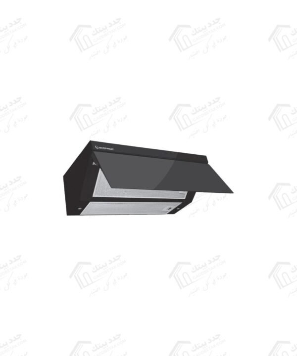 ايكوماتيك شفاط ديكورى كريستال أسود 60 سم قوة الشفط 500م3/س H6205GLB