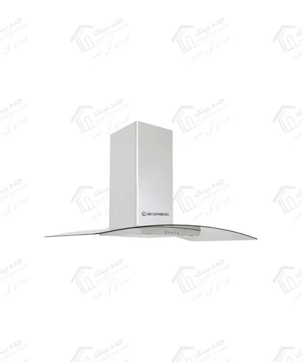 ايكوماتيك شفاط ديكورى 60 سم كريستال كيرفي استانليس قوة الشفط 750 م3/س H6207KGBX