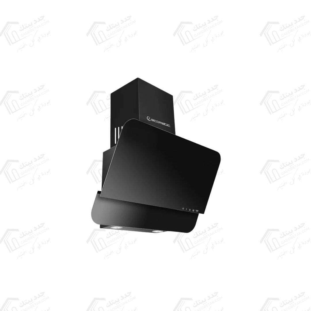 مقاس المنتج (58) ايكوماتيك شفاط ديكورى 60 سم كريستال أسود قوة الشفط 750 م3/س H6207FAB