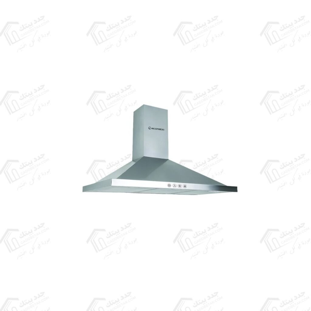 ايكوماتيك شفاط هرمي 90 سم استانليس قوة الشفط 650 م3/س H96D