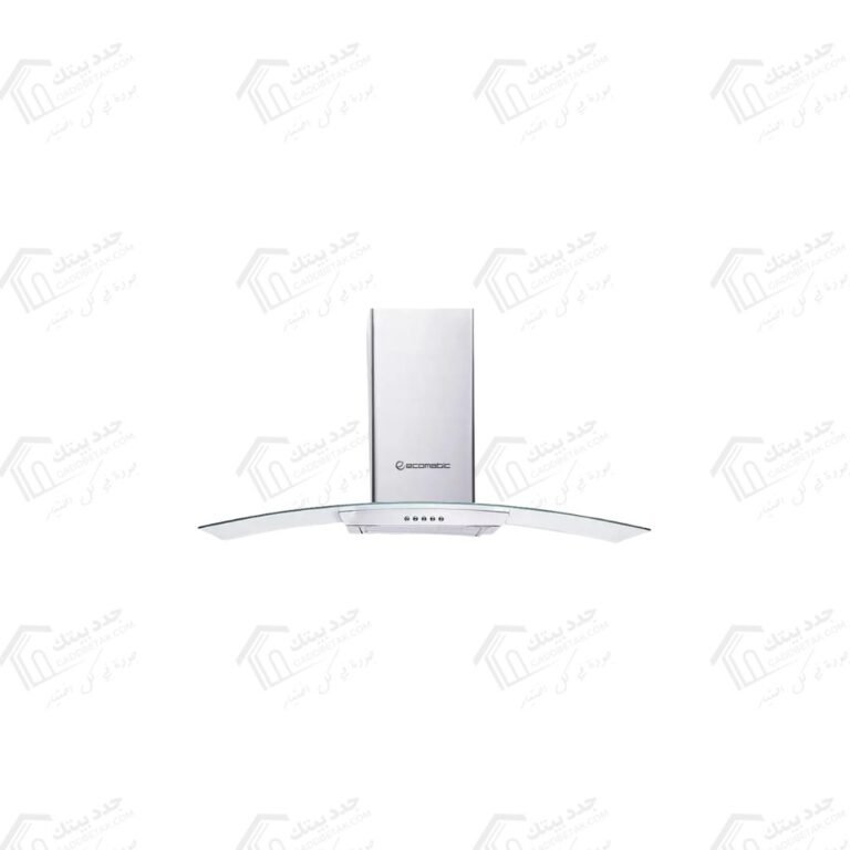 ايكوماتيك شفاط ديكورى 90 سم كريستال كيرفي استانليس قوة الشفط 750 م3/س H9207KGBX