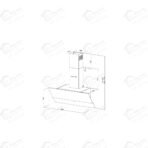 Ecomatic Pyramid Hood 90cm, Black Decorative, Suction Power 1000 m3/h H9110MRTX - Image 3