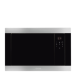 سميج ميكروويف مدمج كهربائي 20 لتر  ، بشواية ، ستانلس ستيل ، لون أسود FMI320X