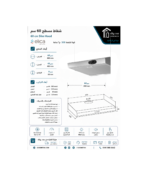 Elica Flat Hood, 60 cm, Stainless, Suction Power: 335 m3/h, KREA LX-IX-F60 - Image 4