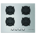 ايكوماتيك مسطح غاز بلت ان 4 شعلة 60 سم استانليس S603RBC