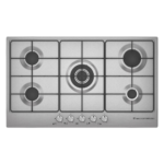 ايكوماتيك مسطح غاز بلت ان 5 شعلة 90 سم استانلس S903B