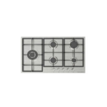 ايكوماتيك مسطح غاز بلت ان 5 شعلة 90 سم استانليس S913C