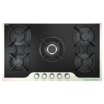 Ecomatic Built-in Gas Hob 5 Burners 90cm Crystal Black S917IDC