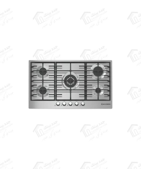 ايكوماتيك مسطح غاز بلت ان 5 شعلة 90 سم استانليس S903C