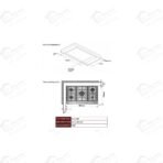 Ecomatic Built-in Gas Hob 5 Burners 90cm Stainless Steel S903C - Image 3