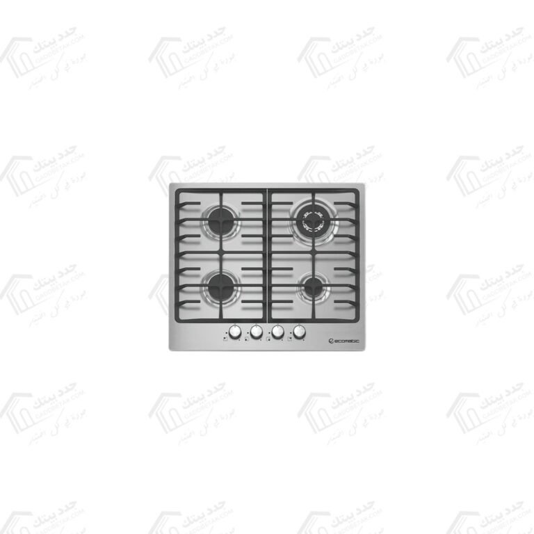 ايكوماتيك مسطح غاز بلت ان 4 شعلة 60 سم استانليس S603C