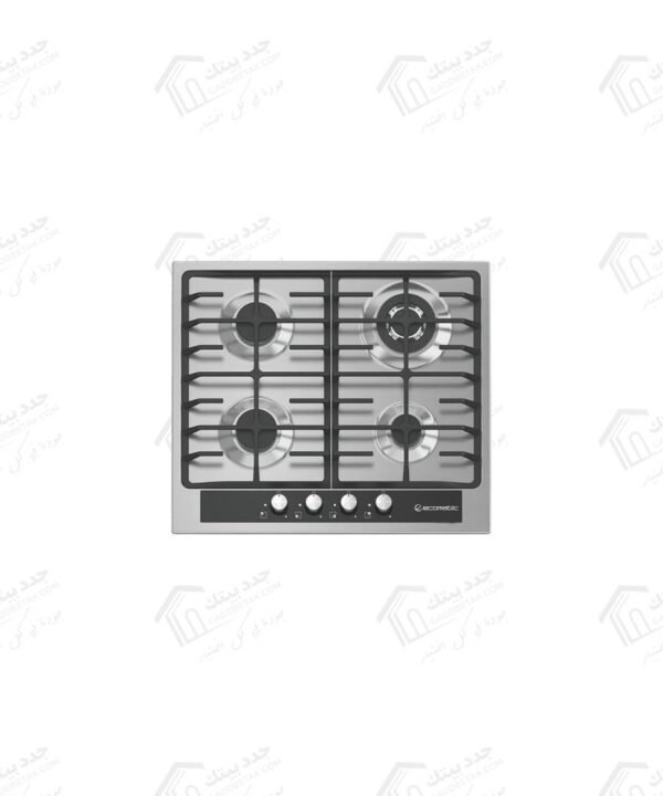ايكوماتيك مسطح غاز بلت ان 4 شعلة 60 سم استانليس S603GC