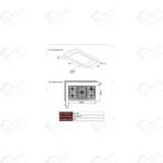 ايكوماتيك مسطح غاز بلت ان 5 شعلة 92 سم استانليس S963XLC - الصورة 3