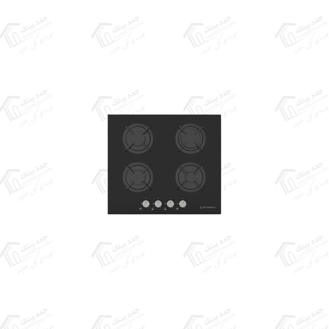 مقاس المنتج (ايكوماتيك مسطح غاز بلت ان 4 شعلة 60 سم كريستال أسود زجاجي S607RBC3) ايكوماتيك مسطح غاز بلت ان 4 شعلة 60 سم كريستال أسود زجاجي S607RBC