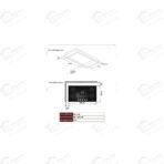⁦ايكوماتيك مسطح غاز بلت ان 5 شعلة 90 سم كريستا اسود S947CMC⁩ - الصورة ⁦3⁩