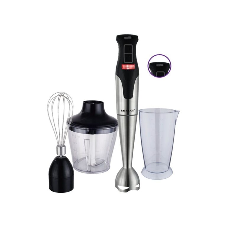 Sokany Hand Blender Stainless 4*1 1000 Watt SK-758-4