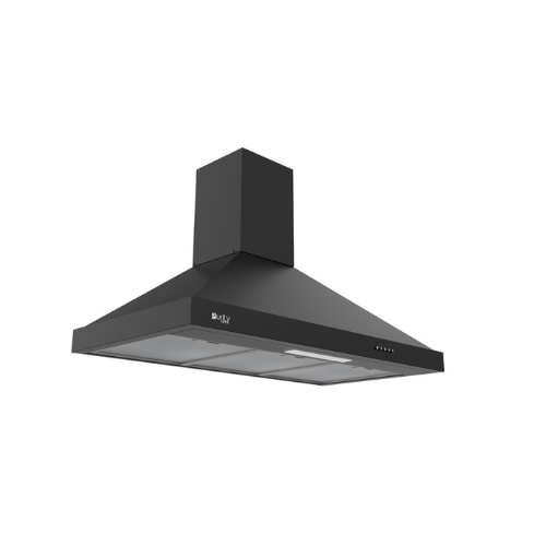 Purity pyramid hood, 90 cm, suction power, 850 m3/h, black, PANSY PRO BL