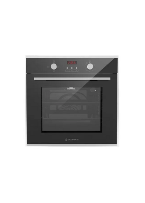 Ecomatic Digital Gas Built-in Oven, 60 cm, 67 Liters, Gas Grill, Black, Model: **G6444GTDX**.