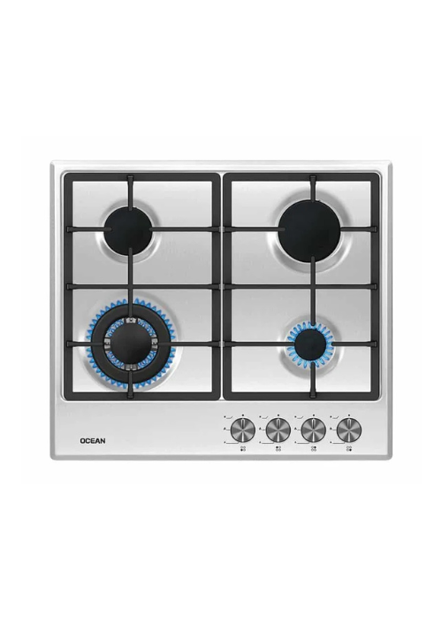 Ocean built-in gas hob, 4 burners, 60 cm, stainless steel – OGHF 64 I PRO SV.