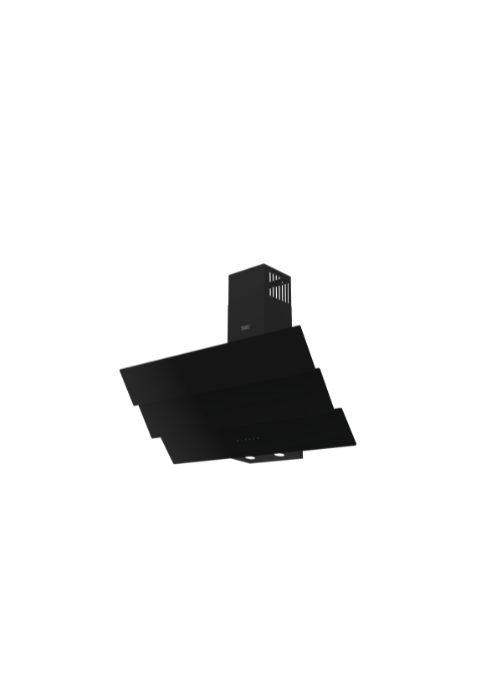 Teva pyramid hood, 90 cm, suction power of 800 m³/h, black, model 90-3TC-850-BLACK.