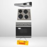 كيتشن لاين طقم بلت ان شفاط مسطح 60 سم استانليس قوة الشفط 335 م3/س KREA LX-IX-F60 , مسطح بيلت ان كهرباء 60سم 4 عين استانلس Zp.EN4010 , فرن كهرباء بلت ان 66 لتر 60 سم استانلس FE6V063AXN.B00