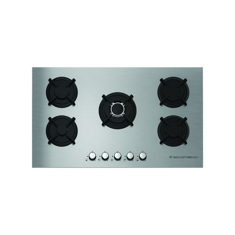 ايكوماتيك مسطح غاز بلت ان 90 سم 5 شعلة استانلس S903RC