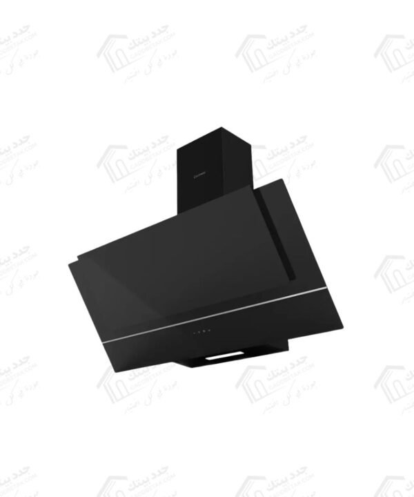 ايكوماتيك شفاط ديكورى 90 سم قوة الشفط 650 م3/س اسود H9106ZTS