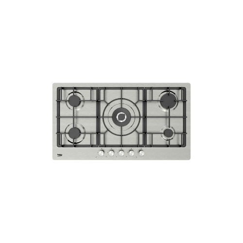 Beko Built-in Gas Hob 90cm Burners Stainless HIMW 95226 SXEL Gadd Betak