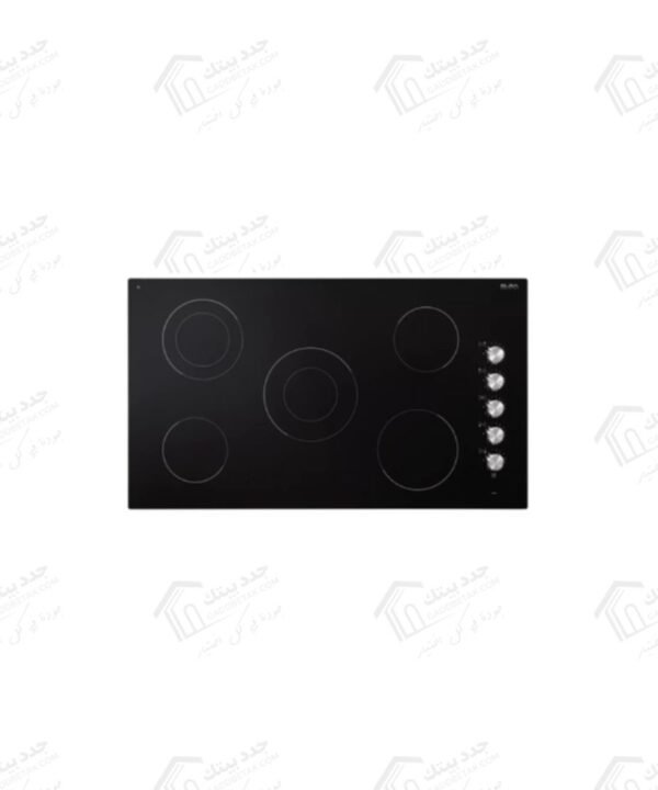 البا مسطح كهرباء بلت ان 90 سم 5 عين سيراميك اسود EVC915SK