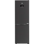 بيكو ثلاجة ديجيتال نو فروست كومبي 316 لتر 2 باب ستانلس ستيل غامق RCNE367E30XBRI