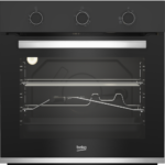 بيكو فرن بلت ان غاز 60 سم بمروحة اسود BIH12100BC