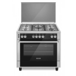 ايكوماتيك بوتجاز غاز سيمي بروفيشنال 5 شعلة 90 سم ستانلس ستيل FS9404PRO