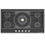 ايكوماتيك مسطح غاز بلت ان 92 سم 5 شعلة اسود  S987XLC