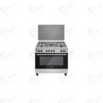 ايكوماتيك بوتجاز غاز 5 شعلة 90 سم ستانلس ستيل FS9104M